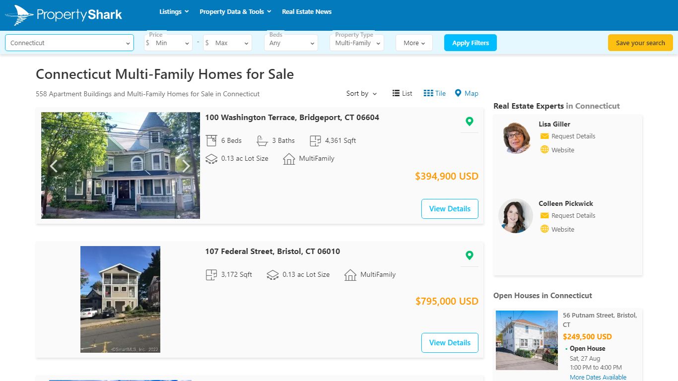 Connecticut Multi-Family Homes for Sale - PropertyShark